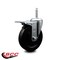 Service Caster 5 Inch Soft Rubber Wheel Swivel 58 Inch Threaded Stem Caster Total Lock Brake SCC SCC-TSTTL20S514-SRS-58212 - alternate 4